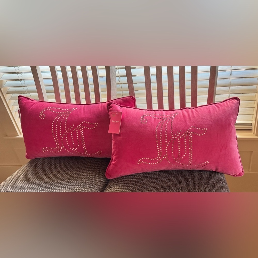 Juicy Couture Pink Decorative Pillows